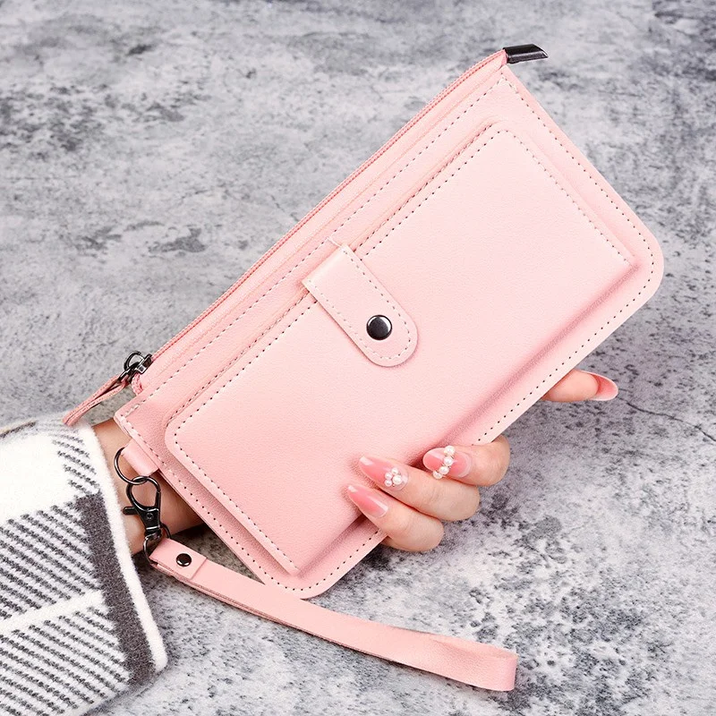 2023 New Women Wallet Pu Leather Hasp Ladies Clutch Long Multifunctional Wallet Card Holder Zipper Closure Coin Purse Wholesale
2023 New Women Wallet Pu Leather Hasp Ladies Clutch Long Multifunctional Wallet Card Holder Zipper Closure Coin Purse Wholesale