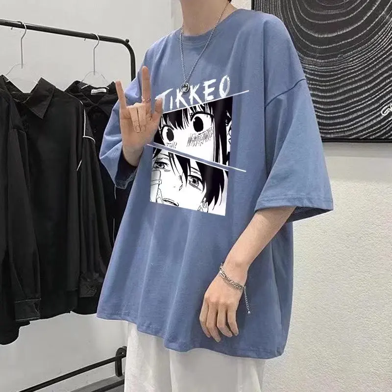 Japanese Kawaii Catoon Tshirt Men Women Y2k Couple T-Shirt Hip Hop Streetwear Casual Short Sleeve Oversized Unisex Anime Tops
Japanese Kawaii Catoon Tshirt Men Women Y2k Couple T-Shirt Hip Hop Streetwear Casual Short Sleeve Oversized Unisex Anime Tops