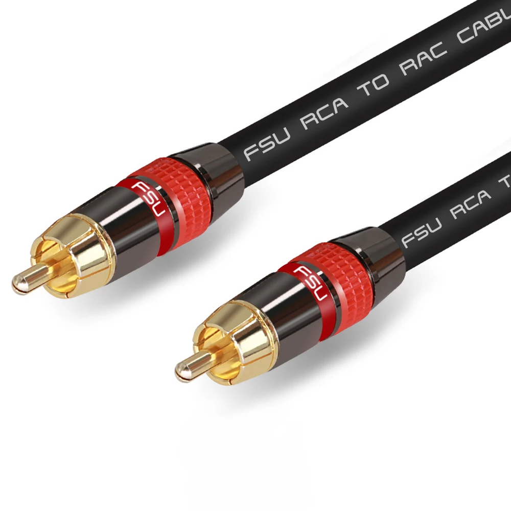 RCA Cable RCA to RCA Male to Male Audio Cable Gold-Plated RCA Audio Cable For Home Theater DVD TV Amplifier CD Soundbox
RCA Cable RCA to RCA Male to Male Audio Cable Gold-Plated RCA Audio Cable For Home Theater DVD TV Amplifier CD Soundbox