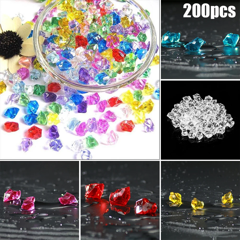 200*Acrylic Stones Crystal Gem Stone Ice Rocks Vase Plant Hydroponic Decoration 200pcs Accessories DIY Jewelry Decoration
200*Acrylic Stones Crystal Gem Stone Ice Rocks Vase Plant Hydroponic Decoration 200pcs Accessories DIY Jewelry Decoration