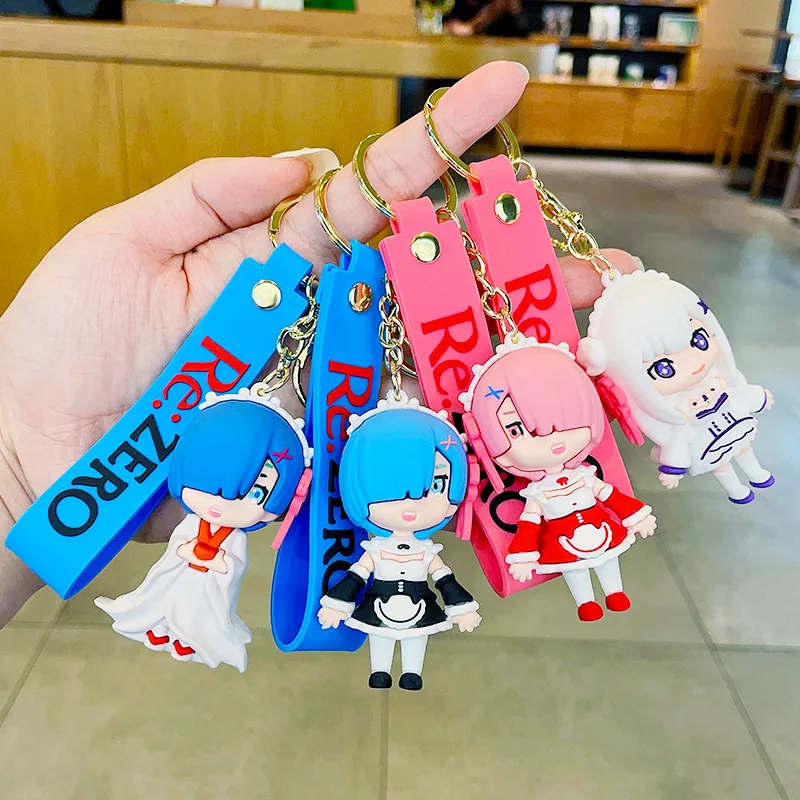 Cartoon Re Life in a different world from zero Pendant Toys Keychain Holder Key Chain Car Keyring Phone Bag Hanging Jewelry
Cartoon Re Life in a different world from zero Pendant Toys Keychain Holder Key Chain Car Keyring Phone Bag Hanging Jewelry