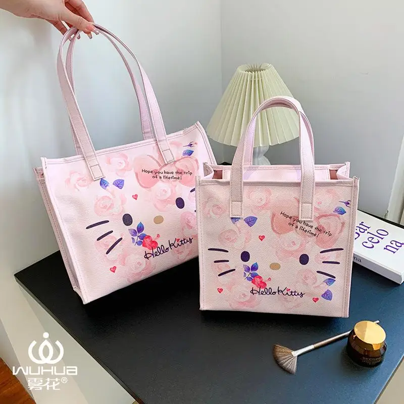 New 2022 Kawaii Sanrio Hello Kitty Pink Shoulder Bag Tote Bag Large Capacity Travel Bag Casual Bag Tote Bag Toys for Girls
New 2022 Kawaii Sanrio Hello Kitty Pink Shoulder Bag Tote Bag Large Capacity Travel Bag Casual Bag Tote Bag Toys for Girls