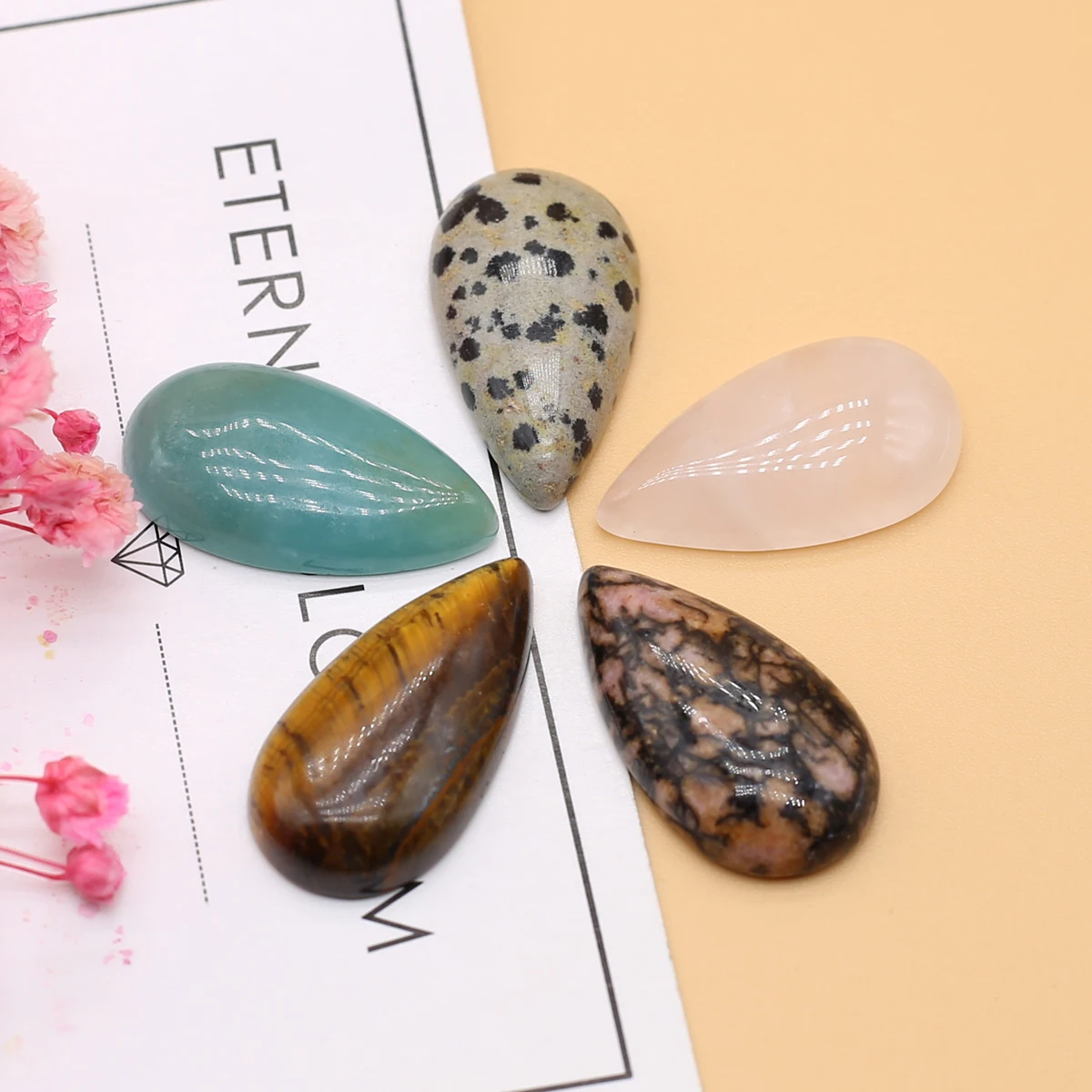 Wholesale Natural Gem Melon Seed Shape Without Edging Pendants Crystal Agates Necklace Pendant Fashion Women Jewelry 15x27mm
Wholesale Natural Gem Melon Seed Shape Without Edging Pendants Crystal Agates Necklace Pendant Fashion Women Jewelry 15x27mm