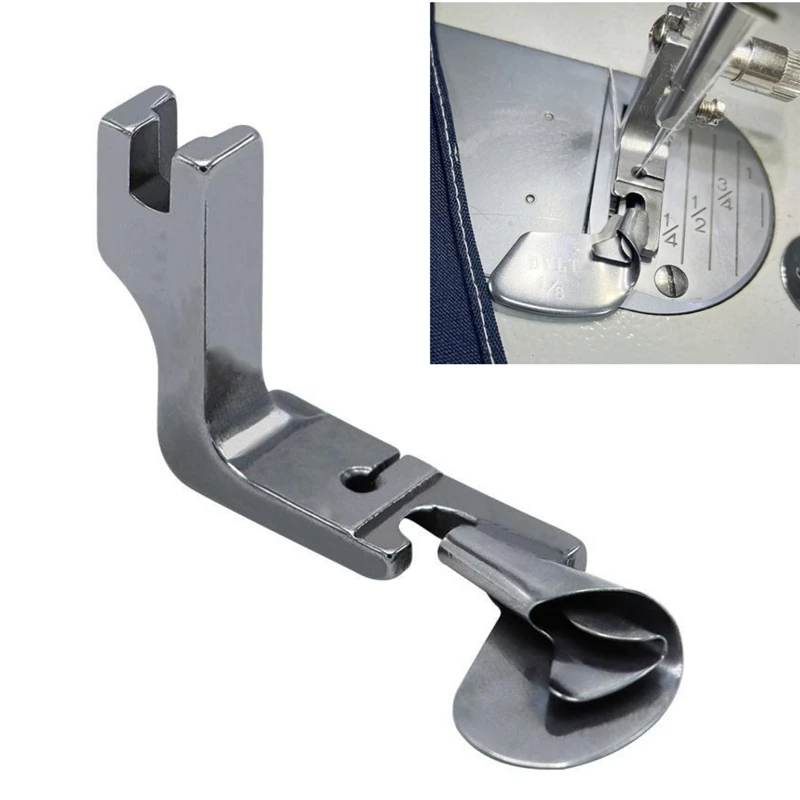 1 PC Sewing Machine Curved Hemming Foot Silk Chiffon Skirt Crimping Presser Foot Hem Pull Tube Presser Foot
1 PC Sewing Machine Curved Hemming Foot Silk Chiffon Skirt Crimping Presser Foot Hem Pull Tube Presser Foot