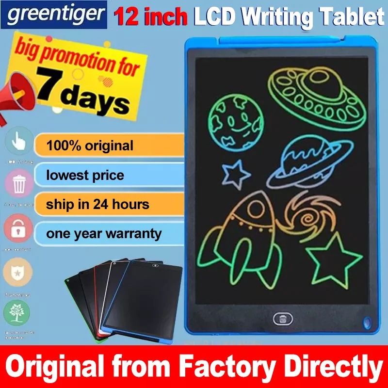 2023New 12 inch Smart Writing Board Drawing Tablet LCD Screen Writing Tablet Digital Graphic Tablets Electronic Handwriting Pad
2023New 12 inch Smart Writing Board Drawing Tablet LCD Screen Writing Tablet Digital Graphic Tablets Electronic Handwriting Pad
