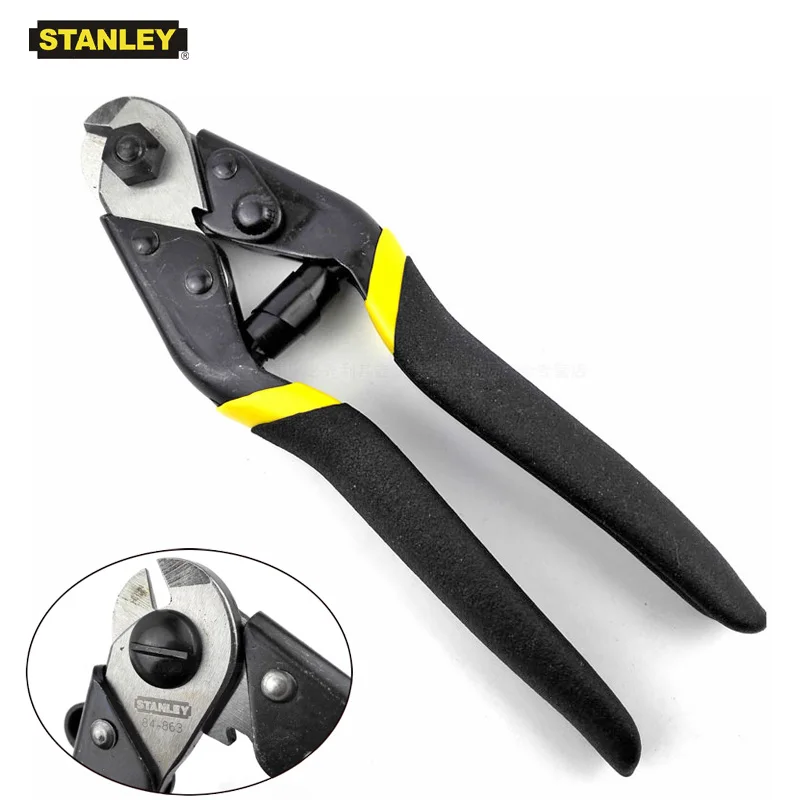 Stanley mini pocket stainless steel wire rope and cable cutters pliers cutter for iron wire 4.8mm 1/5" spring steel 1.6mm
Stanley mini pocket stainless steel wire rope and cable cutters pliers cutter for iron wire 4.8mm 1/5" spring steel 1.6mm