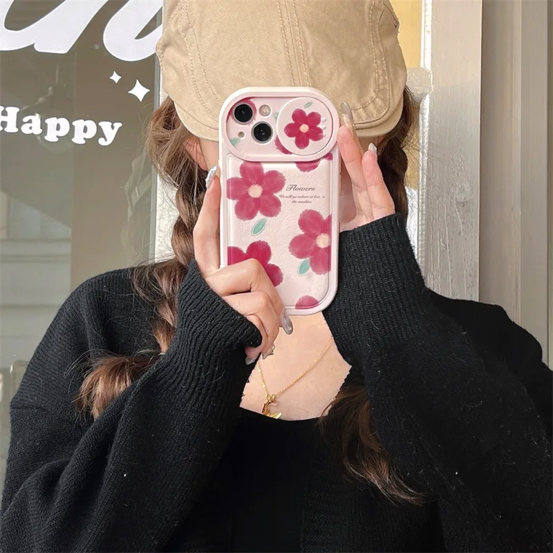 INS Style Luxury Leather Oil Painting Red Flowers Phone Case For IPhone 14Pro Max 13Plus 12 11 X XR/XS Shockproof Cover
INS Style Luxury Leather Oil Painting Red Flowers Phone Case For IPhone 14Pro Max 13Plus 12 11 X XR/XS Shockproof Cover
