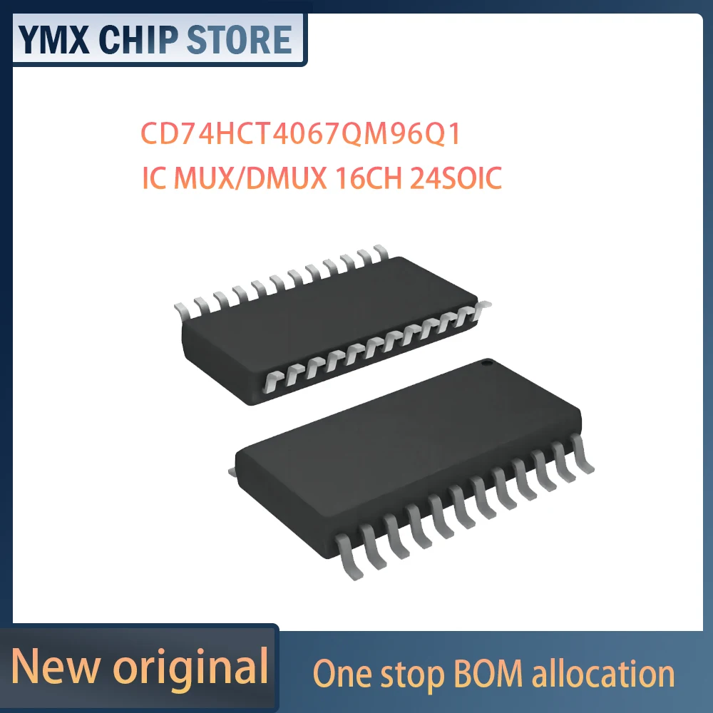 Новые оригинальные электронные компоненты CD74HCT4067QM96Q1 IC MUX/DMUX 16CH 24soic
Новые оригинальные электронные компоненты CD74HCT4067QM96Q1 IC MUX/DMUX 16CH 24soic