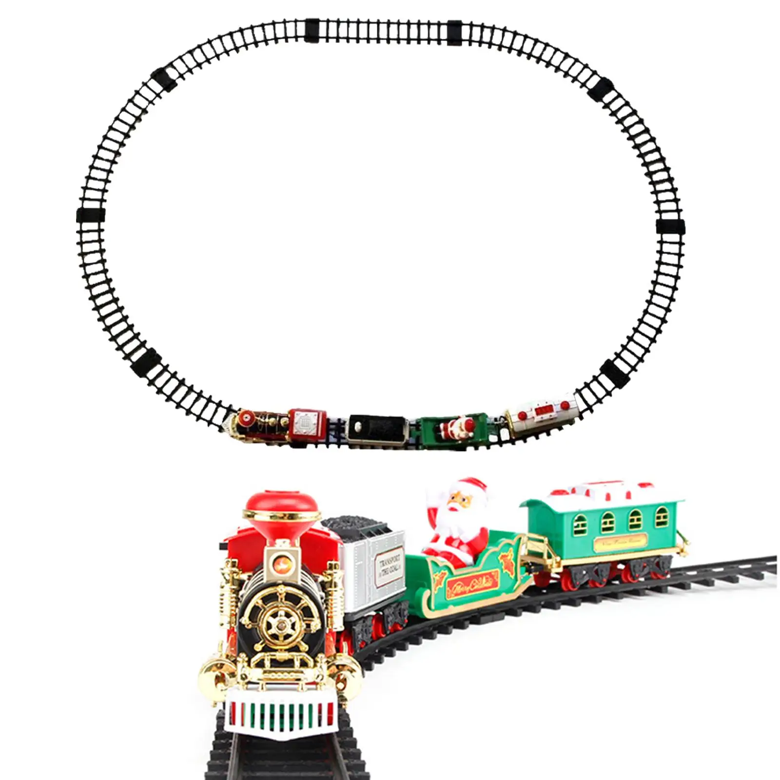 Electric Train Set Xmas Tree Decors with Lights and Sounds Kid Toy Railway Track Set for New Year Preschool Toddlers Gifts
Electric Train Set Xmas Tree Decors with Lights and Sounds Kid Toy Railway Track Set for New Year Preschool Toddlers Gifts