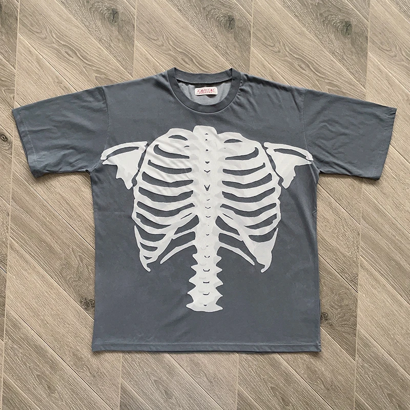 Hollow Skull Short Sleeve Tee Kapital Kountry T Shirt Men Women 1:1 Best Quality Tops Casual
Hollow Skull Short Sleeve Tee Kapital Kountry T Shirt Men Women 1:1 Best Quality Tops Casual