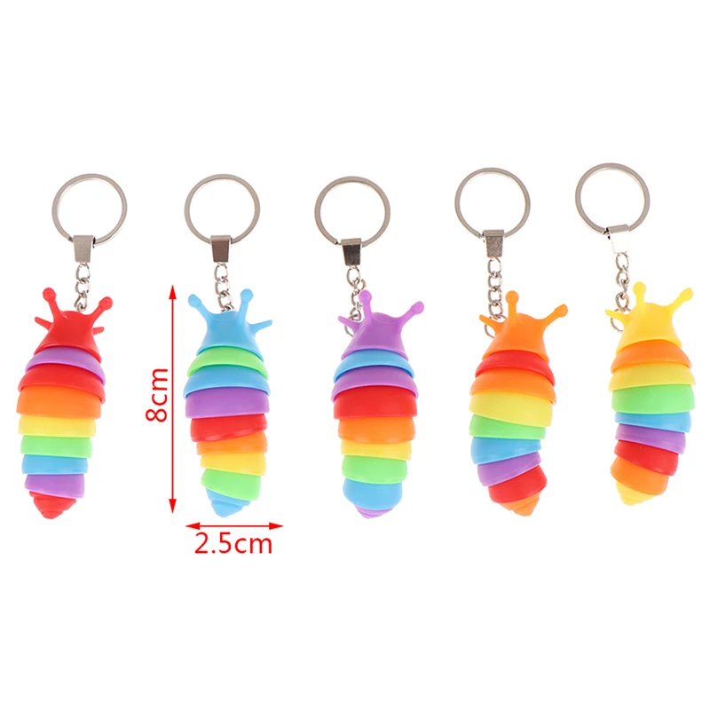 1pc Finger Slug Snail Caterpillar Key Chain Toy Relieve Stress Anti-Anxiety Keyrings Squeeze Sensory Toys For Kids Party Favor
1pc Finger Slug Snail Caterpillar Key Chain Toy Relieve Stress Anti-Anxiety Keyrings Squeeze Sensory Toys For Kids Party Favor