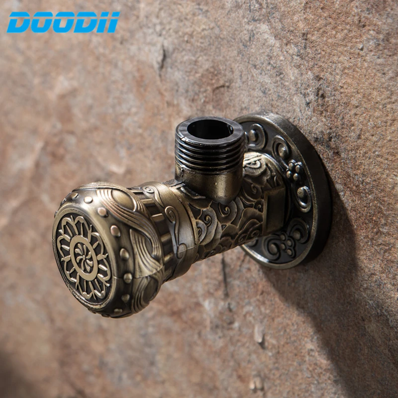 DooDii Antique Bronze Angle Valve 1/2"malex1/2 Kitchen Bathroom Accessories Angle Valve for Toilet Sink Water Stop Valve Toilet
DooDii Antique Bronze Angle Valve 1/2"malex1/2 Kitchen Bathroom Accessories Angle Valve for Toilet Sink Water Stop Valve Toilet