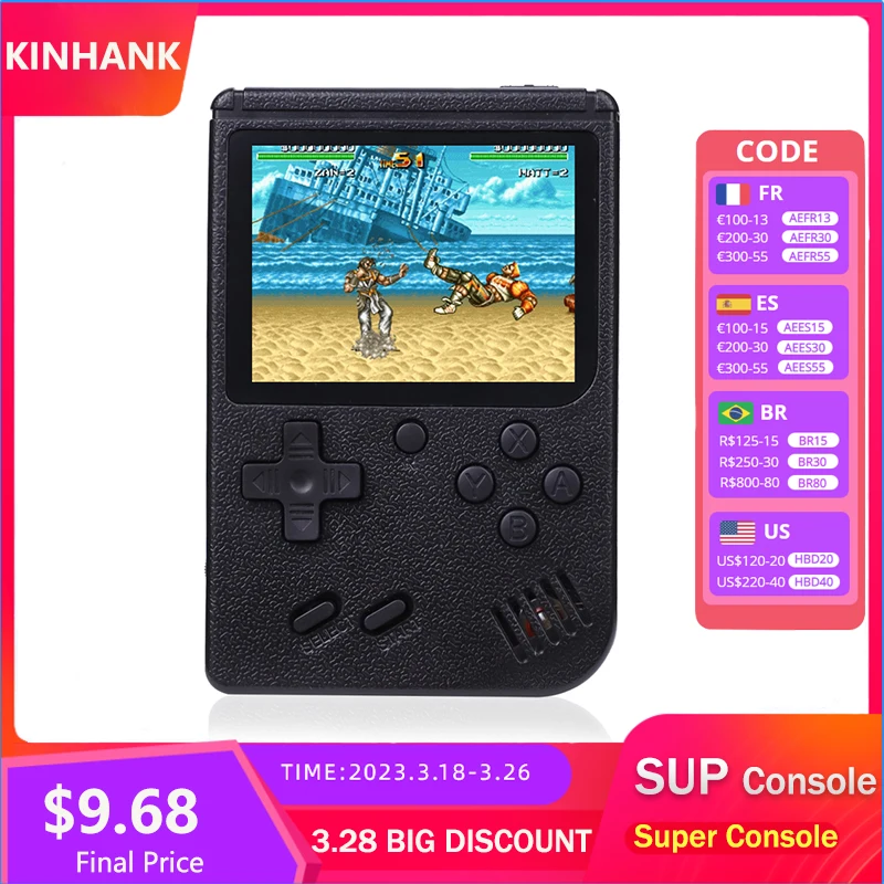 Classic 400 IN 1 Handheld Game Console 8 Bit Portable Video Consoles Color Screen For Boys Gifts
Classic 400 IN 1 Handheld Game Console 8 Bit Portable Video Consoles Color Screen For Boys Gifts