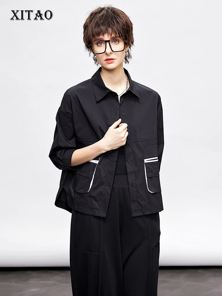 XITAO Single Breast Blouse Fashion Women Solid Color Full Sleeve Goddess Fan 2022 Spring Minority Loose Shirt Top WLD6730
XITAO Single Breast Blouse Fashion Women Solid Color Full Sleeve Goddess Fan 2022 Spring Minority Loose Shirt Top WLD6730