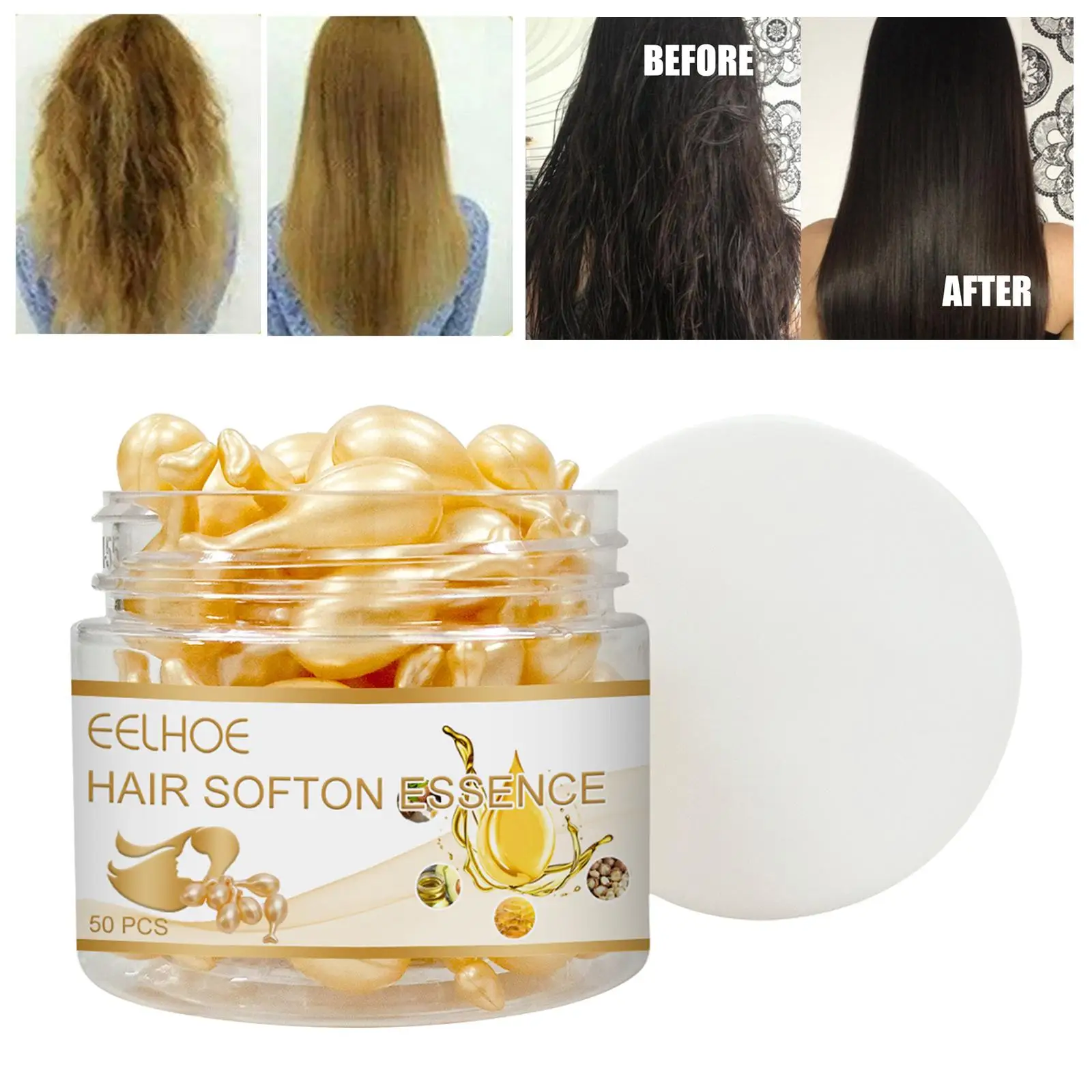 Увлажняющая сыворотка для волос, с 50 капсулами, витаминами и маслом для сухих и поврежденных волос
Увлажняющая сыворотка для волос, с 50 капсулами, витаминами и маслом для сухих и поврежденных волос