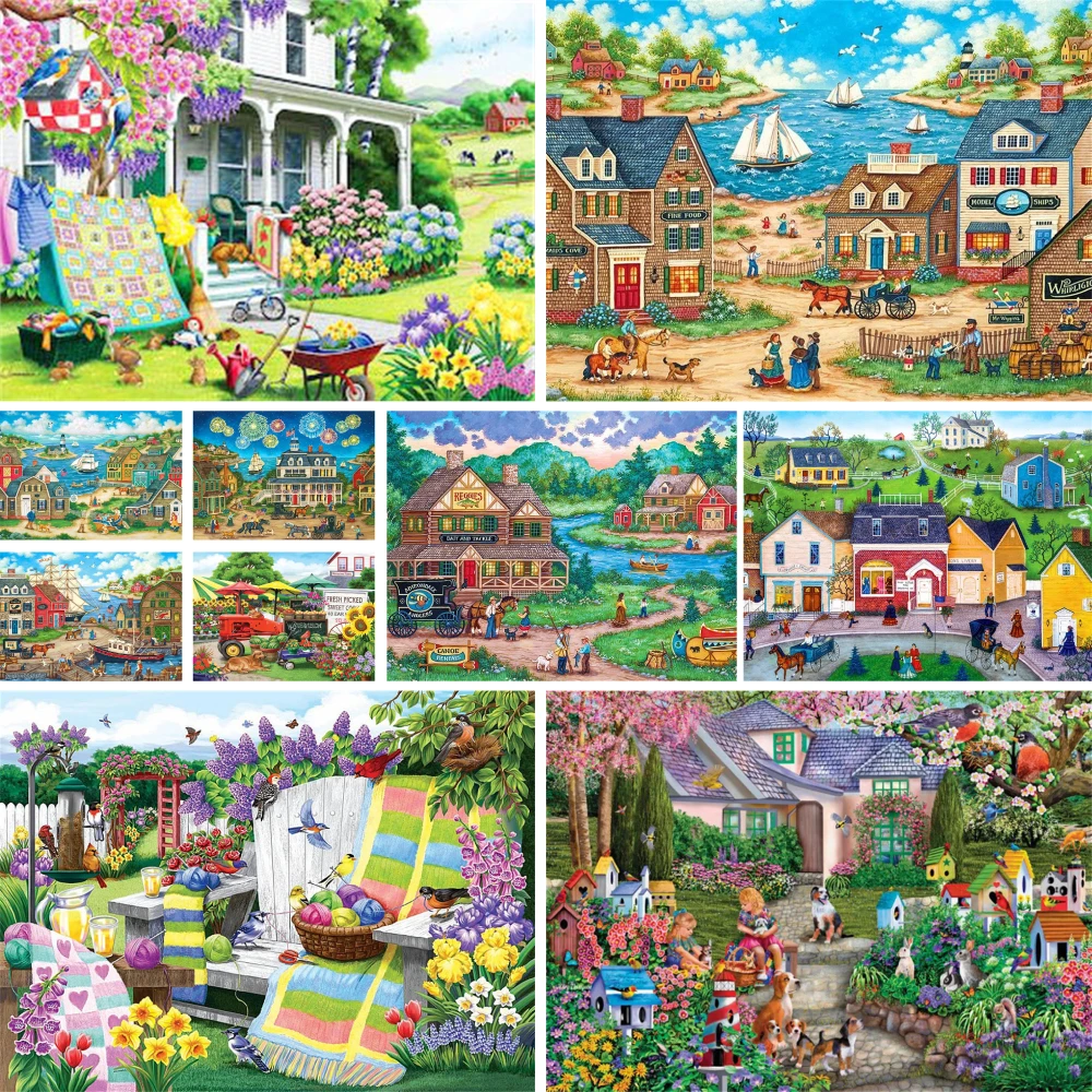 Landscape Cartoon House Printed Fabric Cross Stitch Kit DIY Embroidery Handmade Painting Craft Handicraft Magic Needle Jewelry
Landscape Cartoon House Printed Fabric Cross Stitch Kit DIY Embroidery Handmade Painting Craft Handicraft Magic Needle Jewelry
