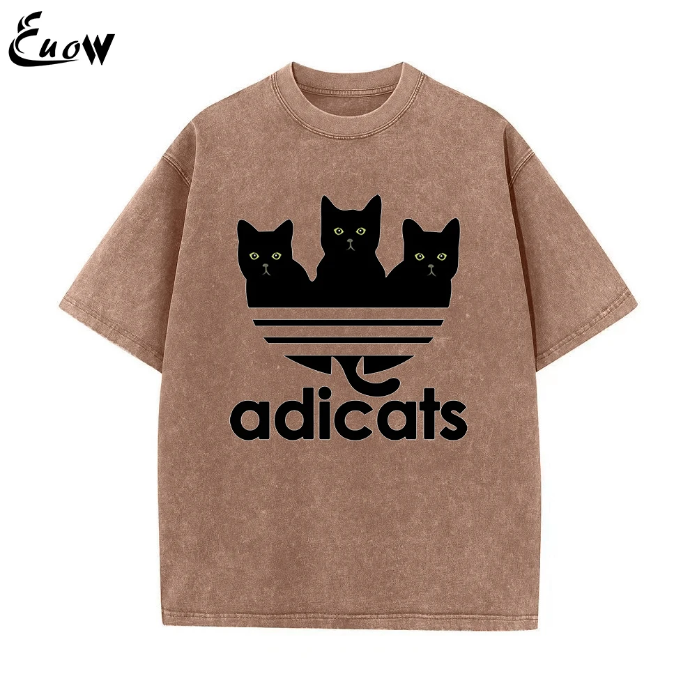 EUOW Unisex 100% Cotton Fashion Batik T-Shirt Kawaii Cartoon Funny Black Cat Lover Women Girl Oversized Tee Casual Streetwear
EUOW Unisex 100% Cotton Fashion Batik T-Shirt Kawaii Cartoon Funny Black Cat Lover Women Girl Oversized Tee Casual Streetwear