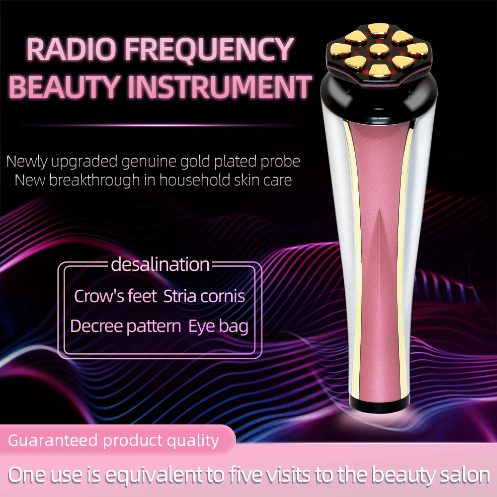 

Skin Care RF Radio Frequency EMS Pulse Massager LED Photon Therapy Rejuvenation For Skin Tightening Lifting Sagging Wrinkle
