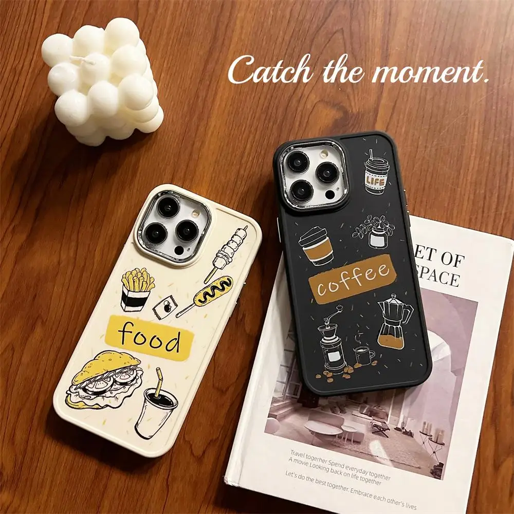 Fashion cute coffee label square plated matte silicone case for funda iPhone 14 13 12 11 Pro Max X XR X S MAX 7 8 Plus coque
Fashion cute coffee label square plated matte silicone case for funda iPhone 14 13 12 11 Pro Max X XR X S MAX 7 8 Plus coque