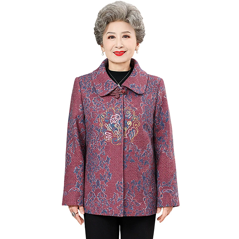 Короткая куртка и пальто для бабушки, весенне-осенняя Повседневная Свободная верхняя одежда на подкладке для мам среднего возраста, Модный Кардиган с длинным рукавом, топы
Короткая куртка и пальто для бабушки, весенне-осенняя Повседневная Свободная верхняя одежда на подкладке для мам среднего возраста, Модный Кардиган с длинным рукавом, топы