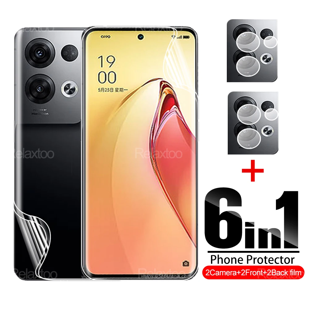 6in1 Front Back Hydrogel Film For Oppo Reno8 Pro+ Camera Screen Protector opo Reno 8 Pro 8Pro Pro+ Reno8pro Plus Gel Film Cover
6in1 Front Back Hydrogel Film For Oppo Reno8 Pro+ Camera Screen Protector opo Reno 8 Pro 8Pro Pro+ Reno8pro Plus Gel Film Cover