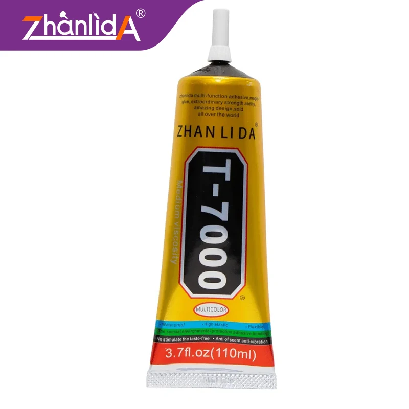 

Zhanlida T7000 110ML Black Contact Adhesive LCD Display Frame Mobile Phone Screen Bonding Glass Repair Glue