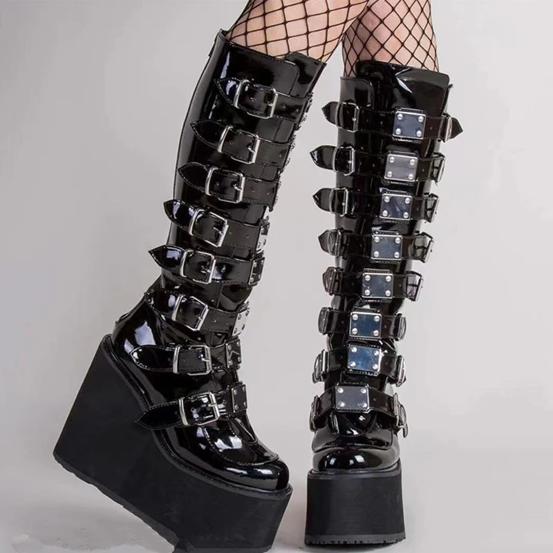 Women 2022 Autumn Winter New Knee High Motorcycle Boots Platform Lolita Shoes Wedges Chelsea Boots High Heels Sexy Pumps Botas
Women 2022 Autumn Winter New Knee High Motorcycle Boots Platform Lolita Shoes Wedges Chelsea Boots High Heels Sexy Pumps Botas