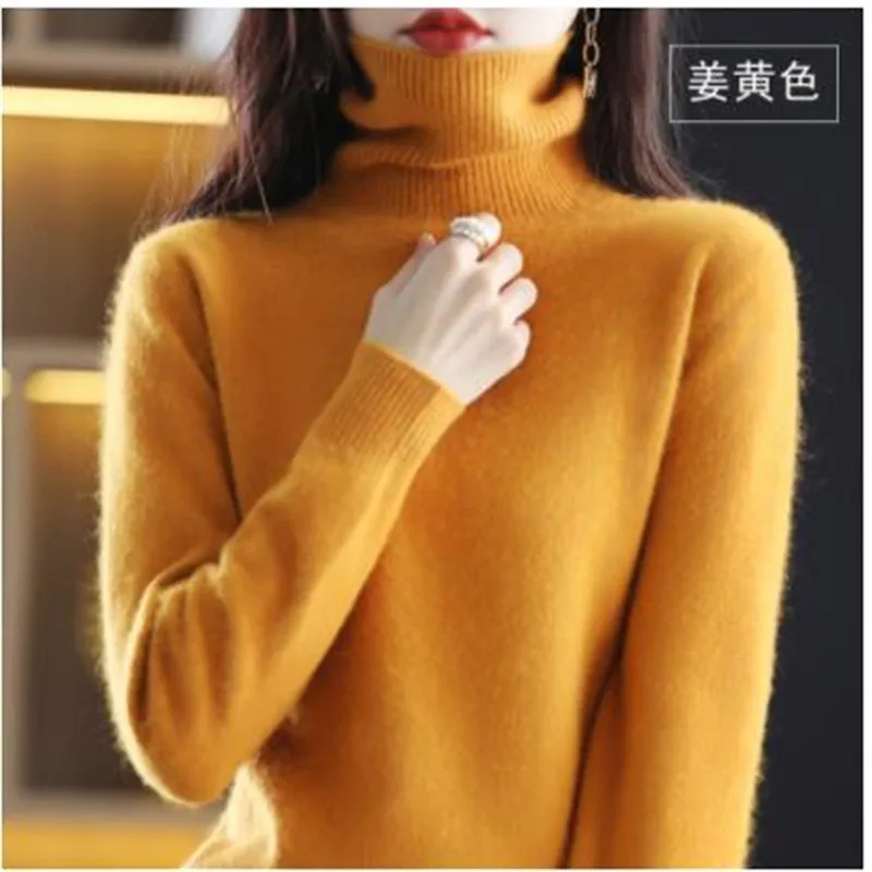 2023 Autumn and Winter New 100% Mink Cashmere Sweater Women's High Lapel Knitted Pullover Large Size Loose Basics Thick Warm Top
2023 Autumn and Winter New 100% Mink Cashmere Sweater Women's High Lapel Knitted Pullover Large Size Loose Basics Thick Warm Top