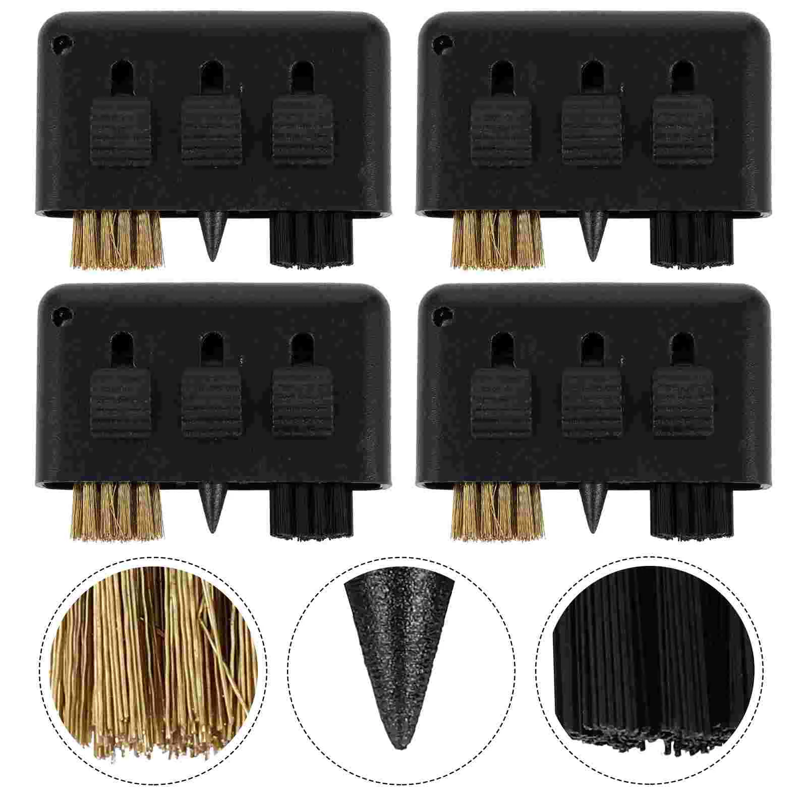 4 Pcs Golfing Accessories Cue Brush Cleaner Club Cleaning Tool Three- In- One Copper Iron
4 Pcs Golfing Accessories Cue Brush Cleaner Club Cleaning Tool Three- In- One Copper Iron