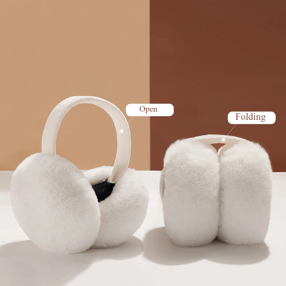 New Plush Earmuffs for Women Velvet Thickened Winter Warmer Removable Washable Foldable Cute Cat Ears Fluffy Soft Earflaps
New Plush Earmuffs for Women Velvet Thickened Winter Warmer Removable Washable Foldable Cute Cat Ears Fluffy Soft Earflaps