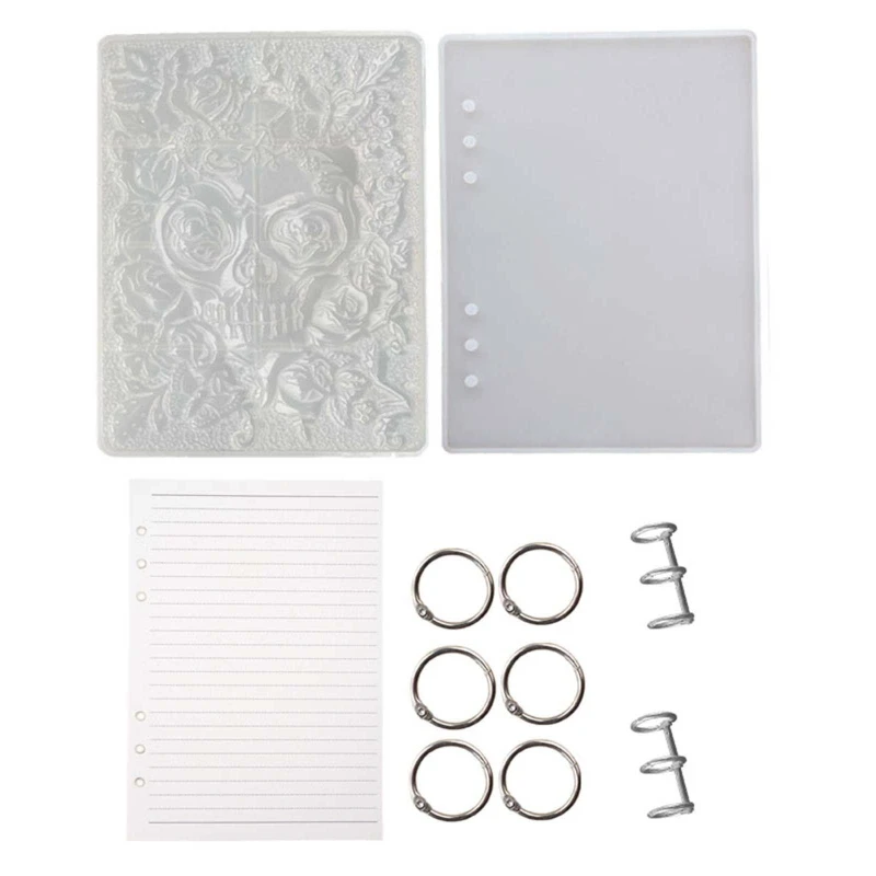 Decoration Skull Art Decorative Silicone Mold for Making A5 Notebook Craft 
Decoration Skull Art Decorative Silicone Mold for Making A5 Notebook Craft