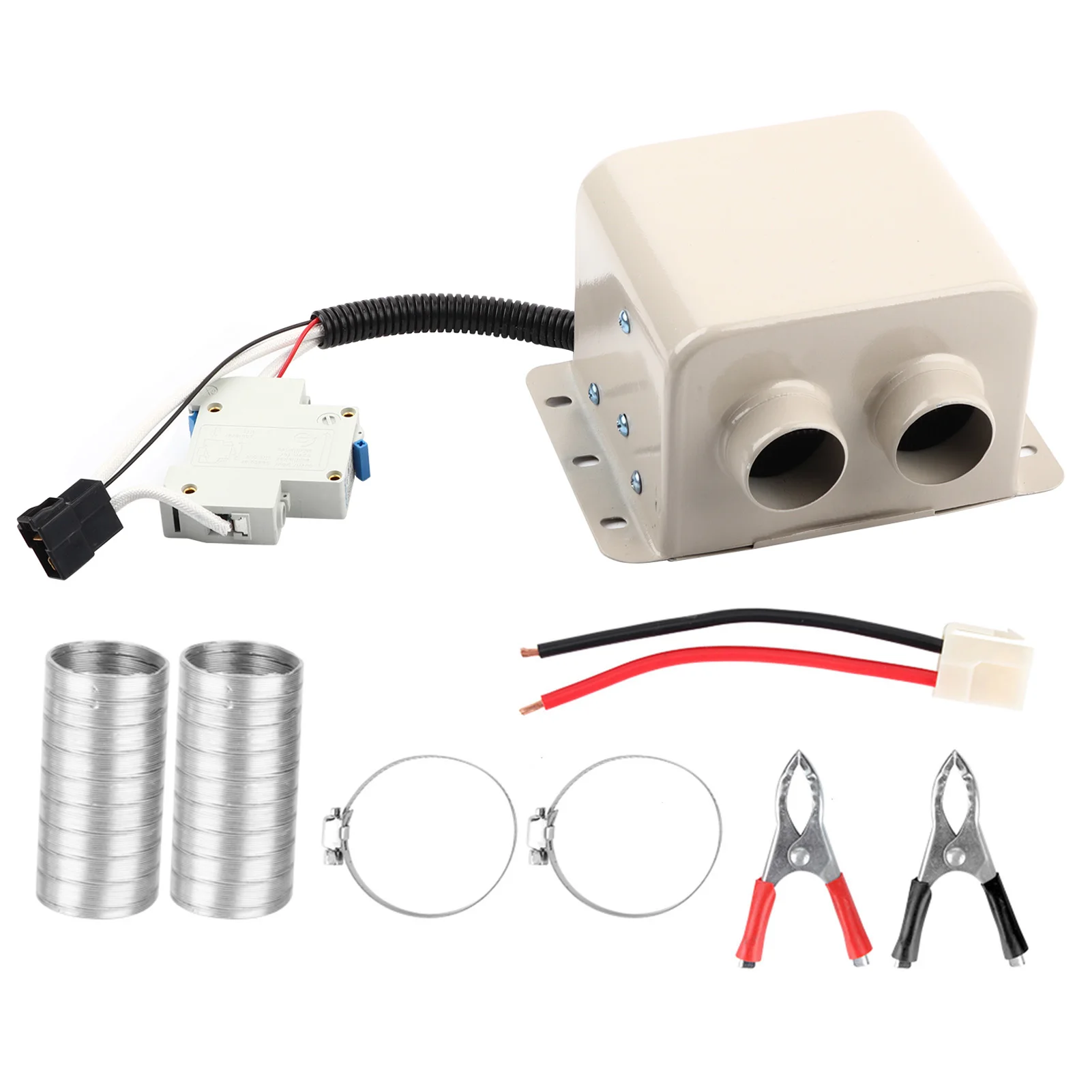 800W 2 Hole Car Electric Heater Winter Heating Warmer Window Defroster Demister12V
800W 2 Hole Car Electric Heater Winter Heating Warmer Window Defroster Demister12V