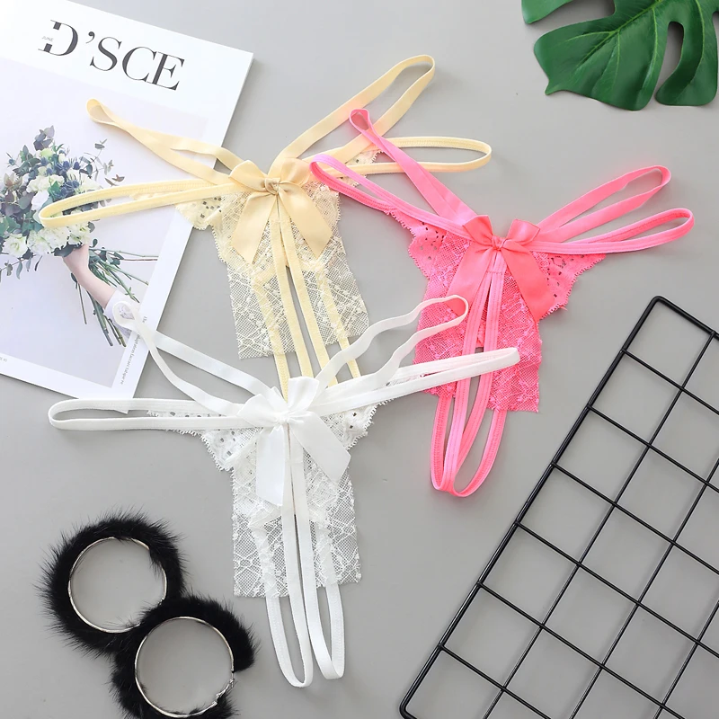 Open Crotch Lace Panties Female Exotic Underwear Women's Sexy Lingerie Thongs 7 Colors
Open Crotch Lace Panties Female Exotic Underwear Women's Sexy Lingerie Thongs 7 Colors