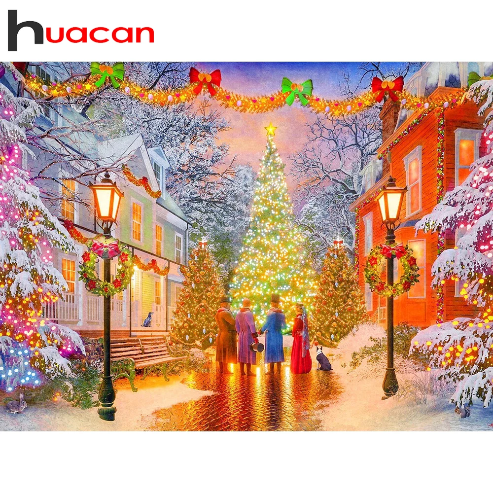 Алмазная живопись Huacan, уличная мозаика, рождественская елка, вышивка крестиком, пейзаж, искусство и ремесла, украшение спальни
Алмазная живопись Huacan, уличная мозаика, рождественская елка, вышивка крестиком, пейзаж, искусство и ремесла, украшение спальни
