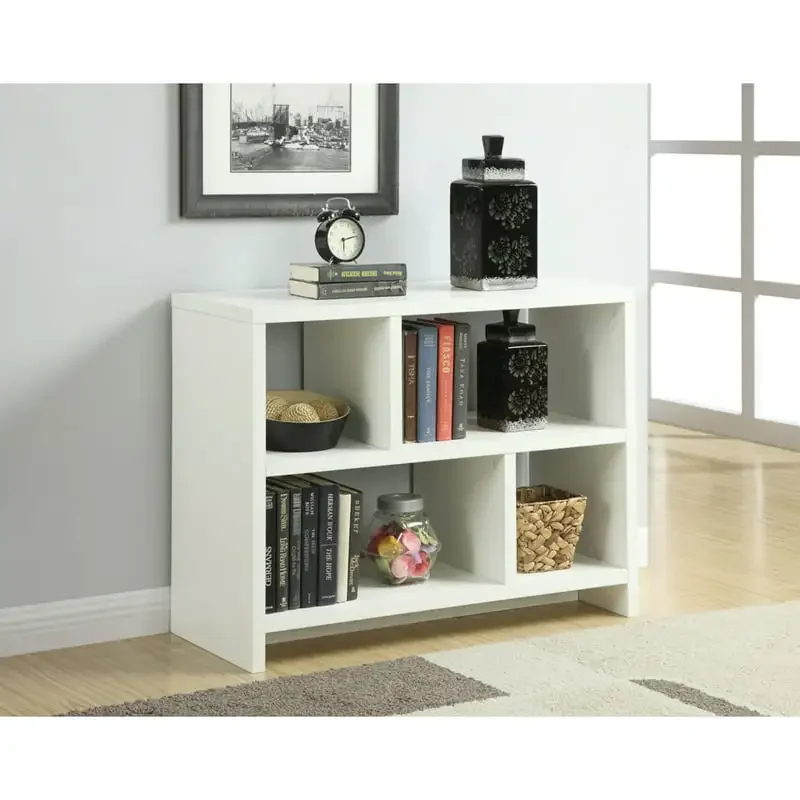 Northfield Console Bookcase, WhiteFor Bathroom Living Accessories 
Northfield Console Bookcase, WhiteFor Bathroom Living Accessories