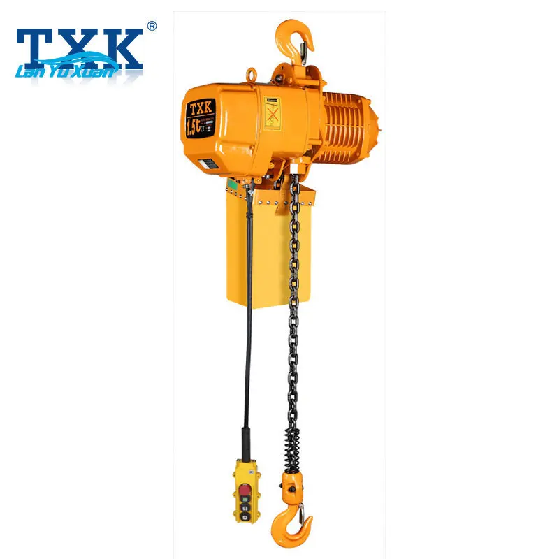 M5 Working Grade 110v 1.5ton Fixed Electric Chain Hoist with Germany Contactor
M5 Working Grade 110v 1.5ton Fixed Electric Chain Hoist with Germany Contactor