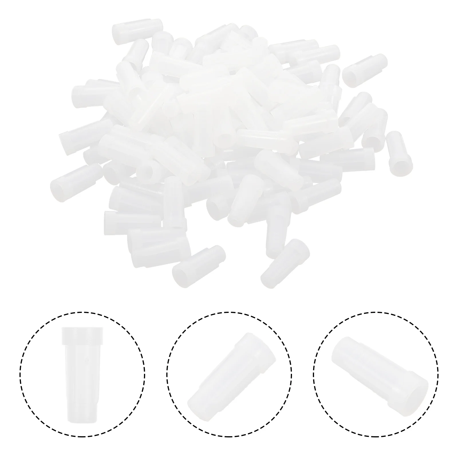 200Pcs Injector Tip Covers Dispensing Caps Lock Design Injectors Caps 
200Pcs Injector Tip Covers Dispensing Caps Lock Design Injectors Caps