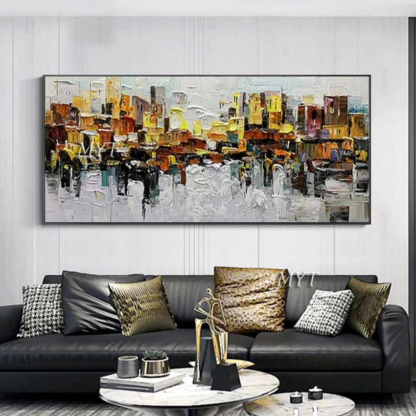 Large Modern New Arrival Colorful Design Abstract Art Knife Oil Painting Acrylic Canvas Wall Decor Picture Artwork Unframed
Large Modern New Arrival Colorful Design Abstract Art Knife Oil Painting Acrylic Canvas Wall Decor Picture Artwork Unframed