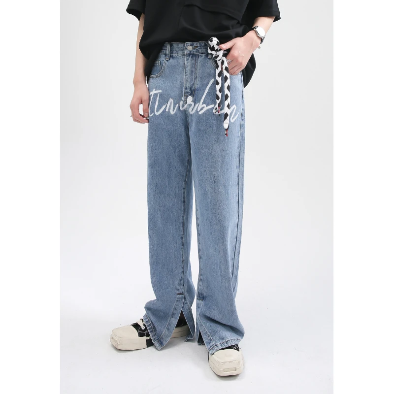 Men Straight Jeans Baggy Denim Trousers Wide Leg casual pants Streetwear Loose Pants Spring Brand Korean Fashion Neutral Jeans
Men Straight Jeans Baggy Denim Trousers Wide Leg casual pants Streetwear Loose Pants Spring Brand Korean Fashion Neutral Jeans