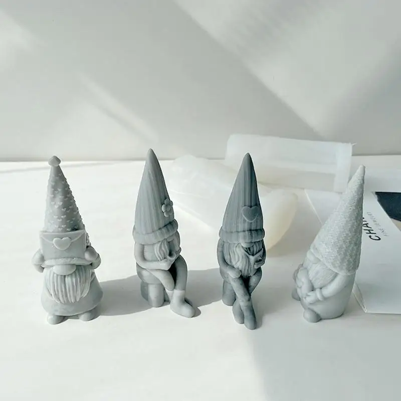 3D Gnome Candle Mold Gnomes Resin Mold Candle Moulds Valentine's Day Silicone Mould DIY Gnome Silicone Candle Mould
3D Gnome Candle Mold Gnomes Resin Mold Candle Moulds Valentine's Day Silicone Mould DIY Gnome Silicone Candle Mould