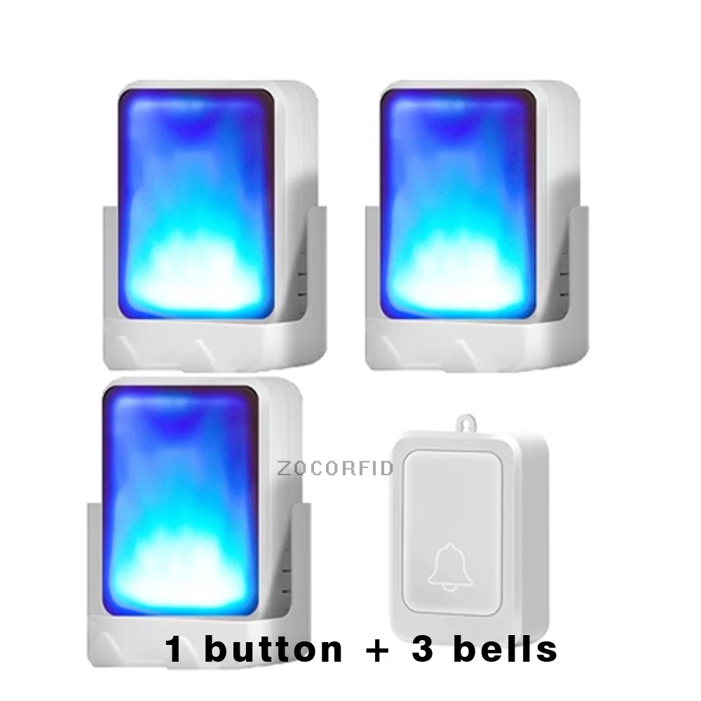 Беспроводной музыкальный дверной звонок ZOCORFID ТМТ-288 
Беспроводной музыкальный дверной звонок ZOCORFID ТМТ-288