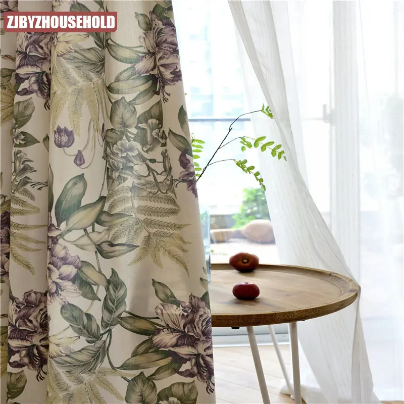 Modern Simple Polyester Cotton Printed Shade Curtains For Living Dining Room Bedroom American French Flower Leaf Light Luxury
Modern Simple Polyester Cotton Printed Shade Curtains For Living Dining Room Bedroom American French Flower Leaf Light Luxury