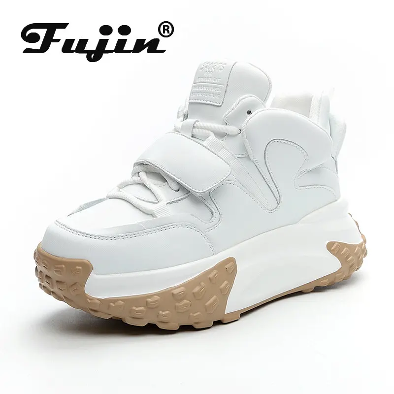 Fujin 5cm Genuine Leather Platform Wedge Chunky Sneakers Casual Leisure Women Autumn Spring Warm Winter Femals Comfy Girl Shoes
Fujin 5cm Genuine Leather Platform Wedge Chunky Sneakers Casual Leisure Women Autumn Spring Warm Winter Femals Comfy Girl Shoes