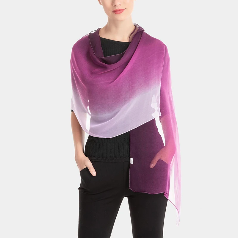 50*160CM Fashion Women Chiffon Soft Solid Gradient Scarf Big Shawl Luxury Lady Long Headscarf Sun Protection Bandana Scarves
50*160CM Fashion Women Chiffon Soft Solid Gradient Scarf Big Shawl Luxury Lady Long Headscarf Sun Protection Bandana Scarves
