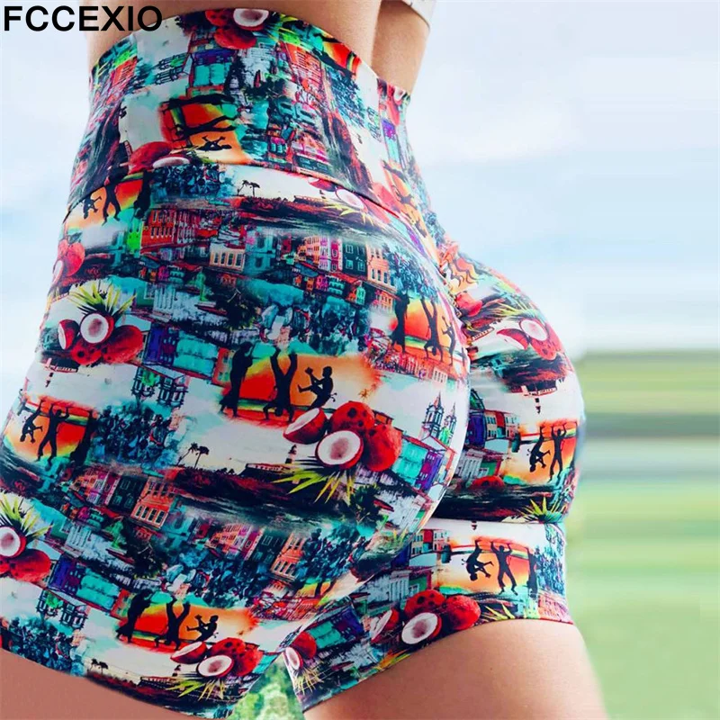 FCCEXIO 3D Print Shorts Leggings Sport Women Fitness Sexy High Waist Pants Tights Slim Workout Leggin S-3XL
FCCEXIO 3D Print Shorts Leggings Sport Women Fitness Sexy High Waist Pants Tights Slim Workout Leggin S-3XL