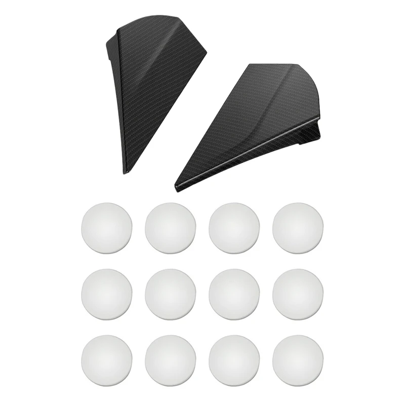 2 Set Car Accessories: 1 Set Anti-Rust Cap Door Lock Screw Protector & 1 Set Rear Window Spoiler Triple-Cornered Cover
2 Set Car Accessories: 1 Set Anti-Rust Cap Door Lock Screw Protector & 1 Set Rear Window Spoiler Triple-Cornered Cover