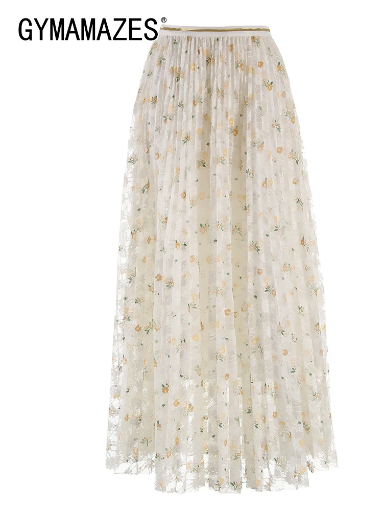 Юбка женская трапециевидная с цветочным принтом и высокой талией
Юбка женская трапециевидная с цветочным принтом и высокой талией