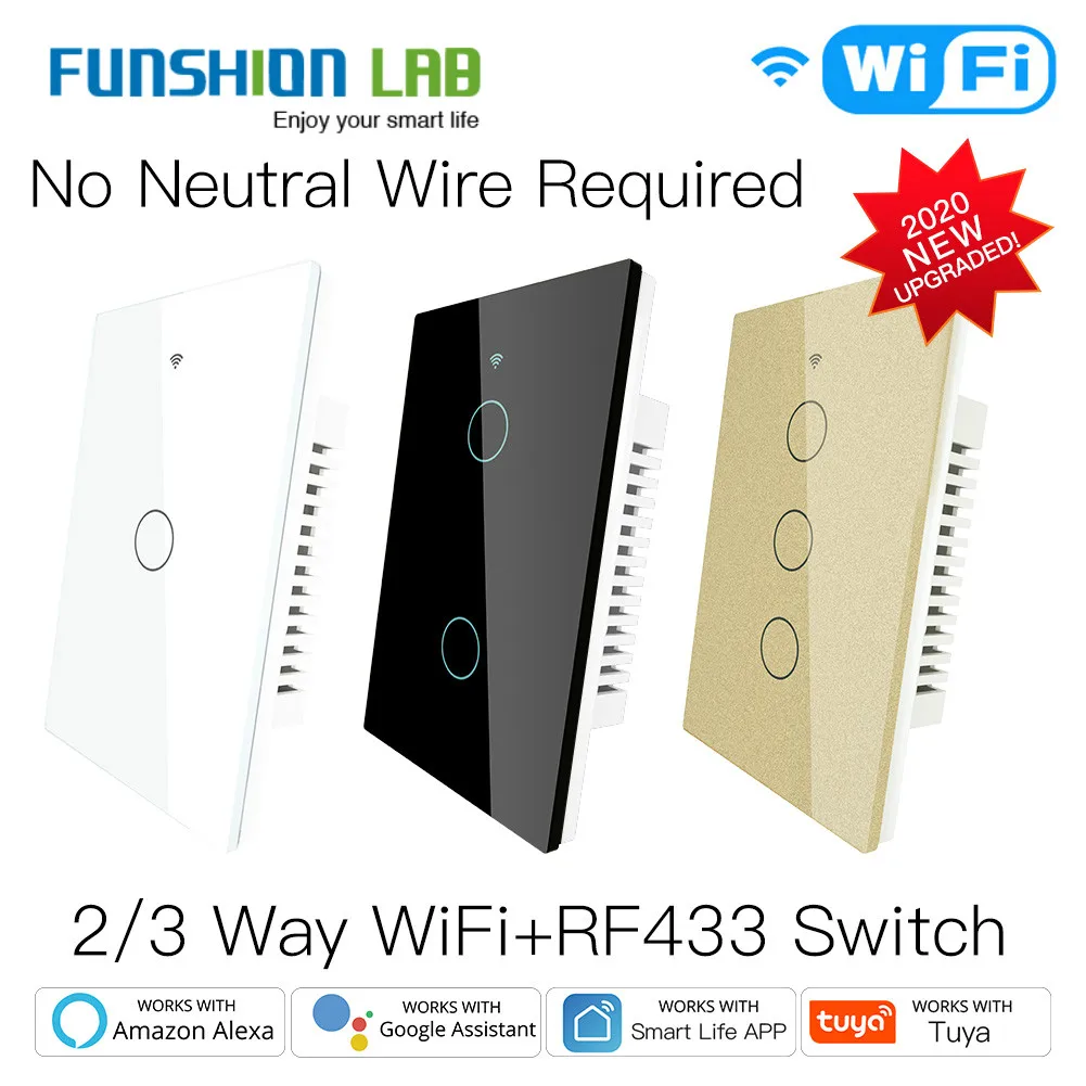 Новый WiFi умный светильник переключатель RF433 без нейтральный провод один приложение Smart Life приложение Tuya Управление работает с Amazon Alexa Google Home ...
Новый WiFi умный светильник переключатель RF433 без нейтральный провод один приложение Smart Life приложение Tuya Управление работает с Amazon Alexa Google Home ...