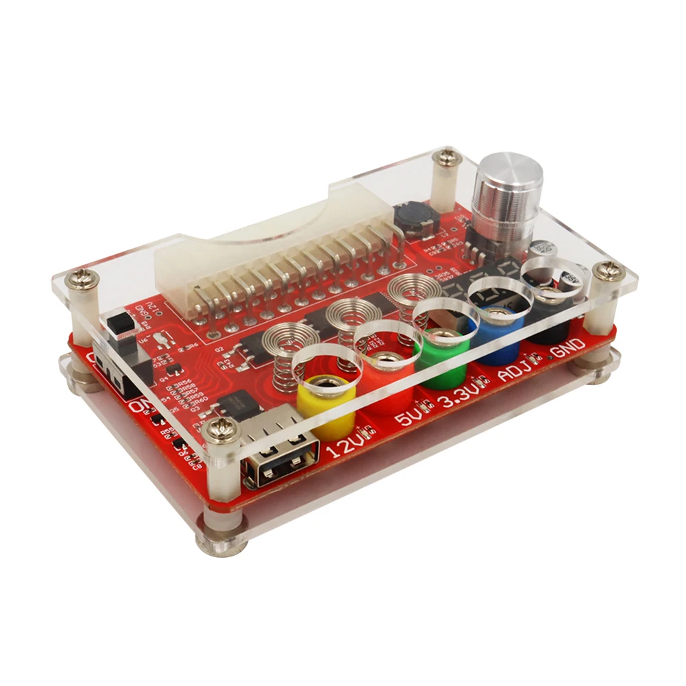 24 Pins Module Adapter Power Connector Support Board Acrylic Housing Kit with ADJ Touch Sensor Switch
24 Pins Module Adapter Power Connector Support Board Acrylic Housing Kit with ADJ Touch Sensor Switch