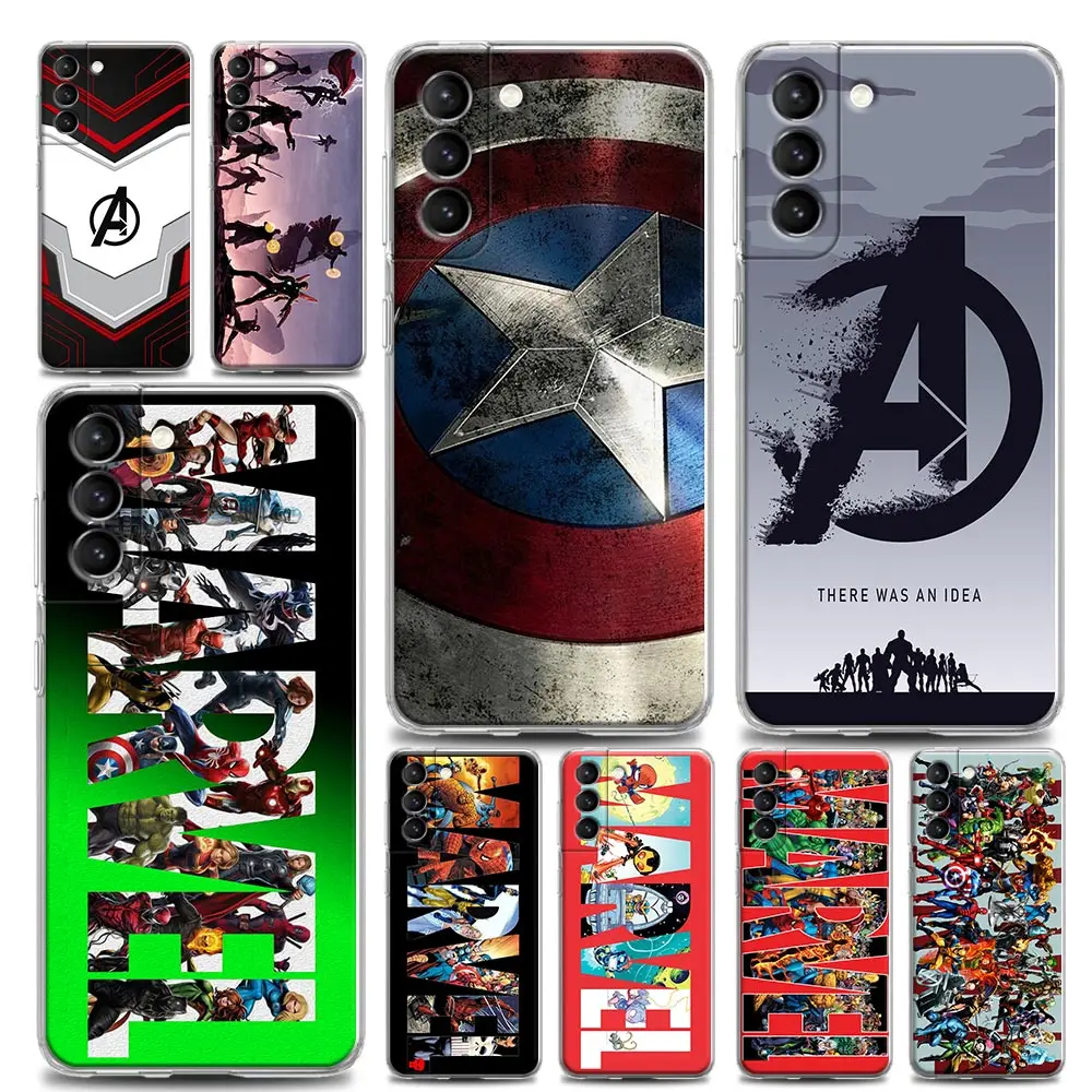 Heros Logo Marvel Clear Funda Coque Phone Case for Samsung S9 S10 S23 S20 S21 S22 Plus Lite Ultra FE 4G 5G TPU Case Capa Para
Heros Logo Marvel Clear Funda Coque Phone Case for Samsung S9 S10 S23 S20 S21 S22 Plus Lite Ultra FE 4G 5G TPU Case Capa Para